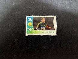 2-5-2024 (stamp) Australia - 1 Used 50 Cent - Athletics Commonweath Games Gold - H. Francis - Usati