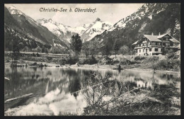 AK Oberstdorf, Blick über Den Christles-See Zu Den Bergen  - Oberstdorf