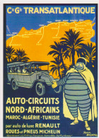 MICHELIN BIBENDUM AUTO CIRCUITS NORD AFRICAINS - Carte Postale 10 X 15 Cm - CPM - Sonstige & Ohne Zuordnung