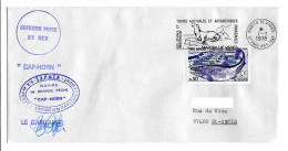 FSAT TAAF Cap Horn Sapmer 02.03.78 SPA T. 0.50 Saumon (2) - Lettres & Documents