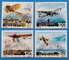 2010 Zu 1338-41 / Mi 2140-43 / YT 2066-69 AVION Obl. - Used Stamps