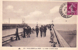 62 - BOULOGNE Sur MER - La Jetée A Marée Haute - Boulogne Sur Mer