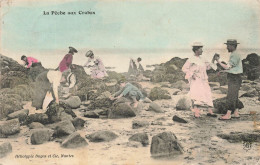FANTAISIES - La Pêche Aux Crabes - Animé - Colorisé - Carte Postale Ancienne - Vrouwen