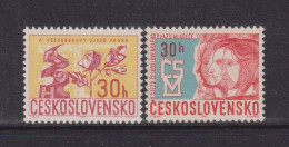 CZECHOSLOVAKIA  - 1967 Congresses Set Never Hinged Mint - Unused Stamps