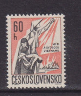 CZECHOSLOVAKIA  - 1967 Peace For Vietnam 60h Never Hinged Mint - Nuovi