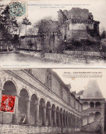44 - CHATEAUBRIANT - Entrée ,colonnade Et Donjon Du Chateau - LOT 3 CARTES - Châteaubriant