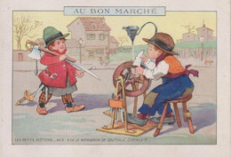 CHROMO AU BON MARCHE  -  LES PETITS METIERS  -  N 3  - - Au Bon Marché