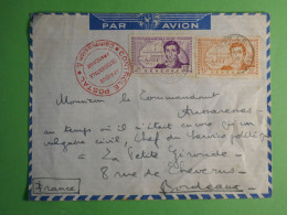 DN20 SENEGAL AOF   LETTRE  CENSUREE 1939   DAKAR  A  BORDEAUX FRANCE ++ AFF.   INTERESSANT+ ++++ - Cartas & Documentos