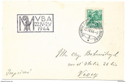 225 - 15 - Carte Avec Oblit Spéciale "Muba 1944" - Postmark Collection