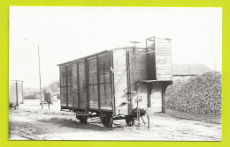 PHOTO Originale Train Des CFD EGREVILLE Vers NEMOURS Wagon Fourgon Avec Guérite En 1952 VOIR DOS Photo Rifault - Trains