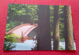 POSTAL POST CARD JAPÓN JAPAN NIPPON SACRED BRIDGE PUENTE SAGRADO..SHODO-SHONIN A HIGH BUDDHIST PRIEST...CARTE POSTALE... - Autres & Non Classés
