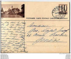 5 - 52 - Entier Postal Avec Illustration "Thun" Cachet à Date De Chaumont 1944 - Postwaardestukken