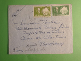 DN20 MARTINIQUE   LETTRE  1939   A  BORDEAUX FRANCE ++ AFF.   INTERESSANT+ ++++ - Brieven En Documenten