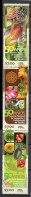 Mexico 2011 / Flowers Fruits Seeds MNH Flores Frutas Semillas Blumen Früchte / Cu21363  40-9 - Obst & Früchte