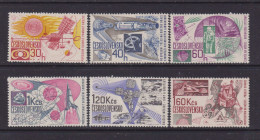 CZECHOSLOVAKIA  - 1967 Space Research Set Never Hinged Mint - Unused Stamps