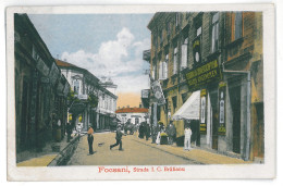 RO 05 - 15168 FOCSANI, Bratianu Street, Romania - Old Postcard, CENSOR - Used - 1918 - Roemenië