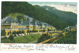 RO 05 - 23483 Baile HERCULANE, Panorama, Romania - Old Postcard - Used - 1905 - Roumanie