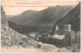 Haute Garonne : St. BEAT : Vu Des Ruines Du Château Et Fond De La Vallée Vers Arlos - Altri & Non Classificati