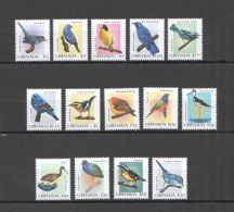 Nw0019 2000 Grenada Fauna Birds #4476-89 Michel 60 Euro 1Set Mnh - Autres & Non Classés