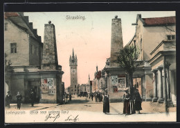 AK Straubing, Partie Am Ludwigsplatz  - Straubing