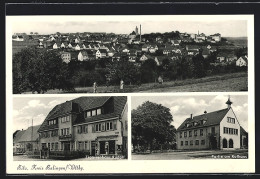 AK Bitz /Balingen, Zigarrenhaus Rudolf, Rathaus, Gesamtansicht  - Balingen