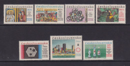 CZECHOSLOVAKIA  - 1967 Montreal World Fair Set Never Hinged Mint - Unused Stamps