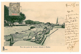 V 13 - 8495 CHOLON, Vietnam, Chinese Landing On Arroyo - Old Postcard - Used - 1903 - TCV - Vietnam