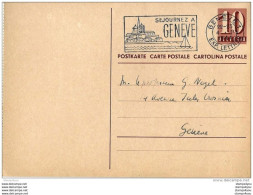 32 - 15 - Entier Postal Avec Superbe Oblit Mécanique Genvève 1944 - Entiers Postaux