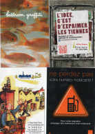 LOT DE DOUZE CARTES PUBLICITAIRES DIVERSES - Publicité