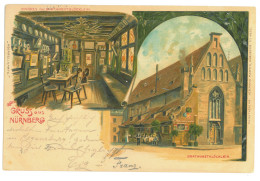 GER 05 - 17232 NURNBERG, Litho, Germany - Old Postcard - Used - 1902 - Nuernberg