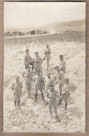 CARTE PHOTO MILITARIA - GUERRE 14 18 FRONT CAMP DES VIGNES Juin 1918 TB MILITAIRES Regiment ? - Weltkrieg 1914-18