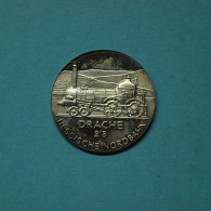 Medaille Hessische Nordbahn Lokomotive Drache 2'B PP (M5372 - Non Classificati
