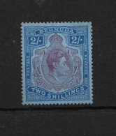 BERMUDA 1938 2s SG 116 PERF 14 UNLISTED 'NOSE DROPLET' VARIETY LIGHTLY MOUNTED MINT - Bermudes