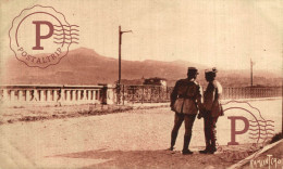 FRANCIA. FRANCE. BEHOBIE. PONT INTERNATIONAL. GUARDIA CIVIL. - Béhobie