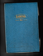 TOP ! RARE SABENA - Boîte Carton  ( Style Livre ) Avec 9 Documents - Vol Vers L'Egypte - 196...? (B375) - Other & Unclassified