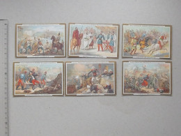 CHROMO Chocolat AIGUEBELLE Didactique: BATAILLES Militaire Lot 6 Différents Même Série - MALAKOFF ARCOLE KROUMIR LOURMEL - Aiguebelle