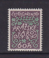 CZECHOSLOVAKIA  - 1967 Prague Musical Festival 60h Never Hinged Mint - Ongebruikt