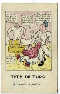 CPA  9 X 14 Humoristique Militaire Tête De Turc La Tournée De Polochon    Illustrateur J.P. Godrenie - Humour