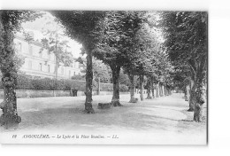 ANGOULEME - Le Lycée Et La Place Beaulieu - Très Bon état - Angouleme