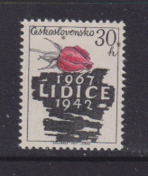 CZECHOSLOVAKIA  - 1967 Lidice 30h Never Hinged Mint - Ongebruikt