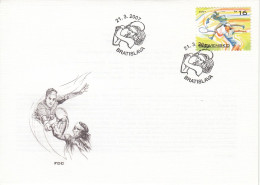 FDC SLOVAKIA 552 - Tenis