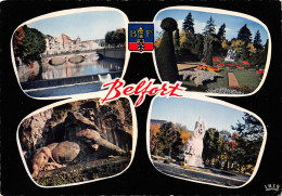 90 BELFORT  4 Vues Souvenir  27 (scan Recto Verso)MF2762BIS - Belfort - Ciudad