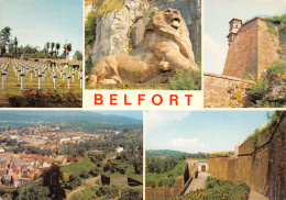 90 BELFORT  Cimetière Tour D'angle Et Chateau   35 (scan Recto Verso)MF2762BIS - Belfort - Ciudad