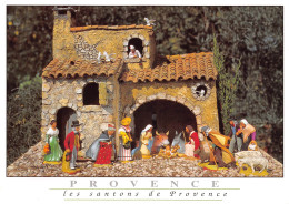 13 AIX EN PROVENCE Santons FOUQUE Santonnier Crèche Nativité Jésus Christ  6 (scan Recto Verso)MF2762TER - Allauch
