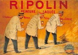 Peinture RIPOLIN Batiment Décoration  PUB Publicité  3 (scan Recto Verso)MF2762UND - Publicidad