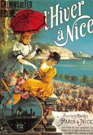 NICE L'hiver PLM Paris Lyon Méditérranée SNCF Train Rail Railway PUB Publicité  18(scan Recto Verso)MF2762UND - Publicidad