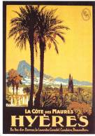 HYERES PLM Paris Lyon Méditérranée SNCF Train Rail Railway PUB Publicité  19(scan Recto Verso)MF2762UND - Advertising