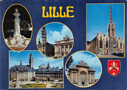 LILLE  Divers Vues De La Ville Et Blason  43 (scan Recto Verso)MF2762VIC - Lille