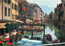 ANNECY La Vieille Ville Le Thiou Et Sa Promenade Fleurie 7(scan Recto Verso)MF2763 - Annecy