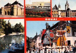 59 DOUAI Porte Gare Mairie Jardin Et Les Géants GAYANT  31 (scan Recto Verso)MF2764BIS - Douai